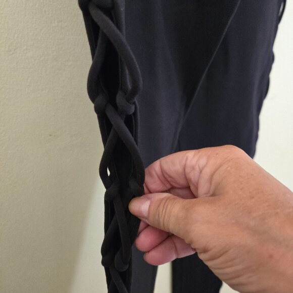 ALO Interlace Leggings Black Size M - Picture 5 of 8